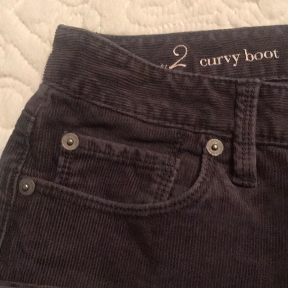 Loft Boot Cut Corduroy Pants - Dark Gray - Picture 4 of 5